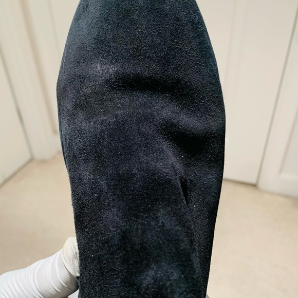 Dolce Vita Women Black Suede Ankle Boot with Side Silver Zipper. - Picture 13 of 13